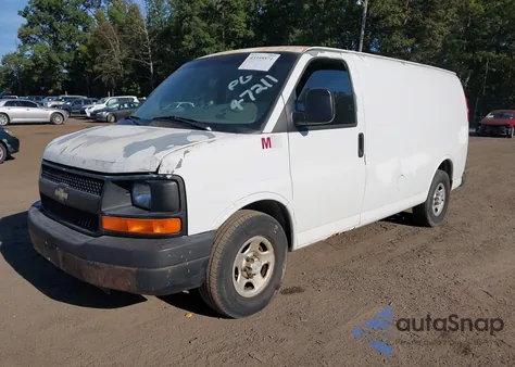 2006 Chevrolet Express Work Van z USA, uszkodzony, nr VIN 1GCFG15X161151966